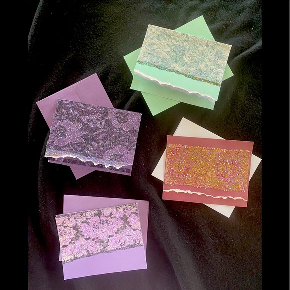 Handmade Lacey cards - Picture 2 of 2